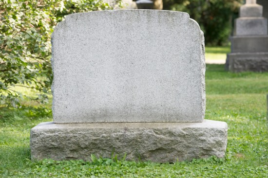 Blank Headstone